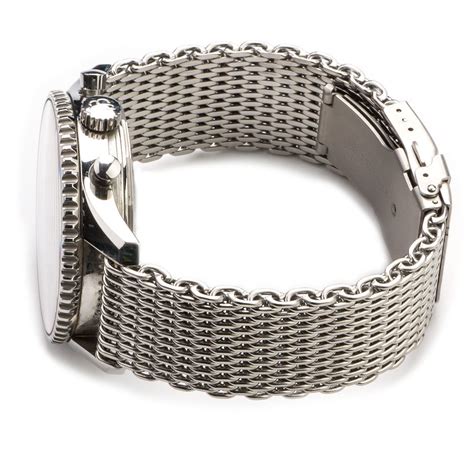 breitling shark mesh|Breitling watch straps.